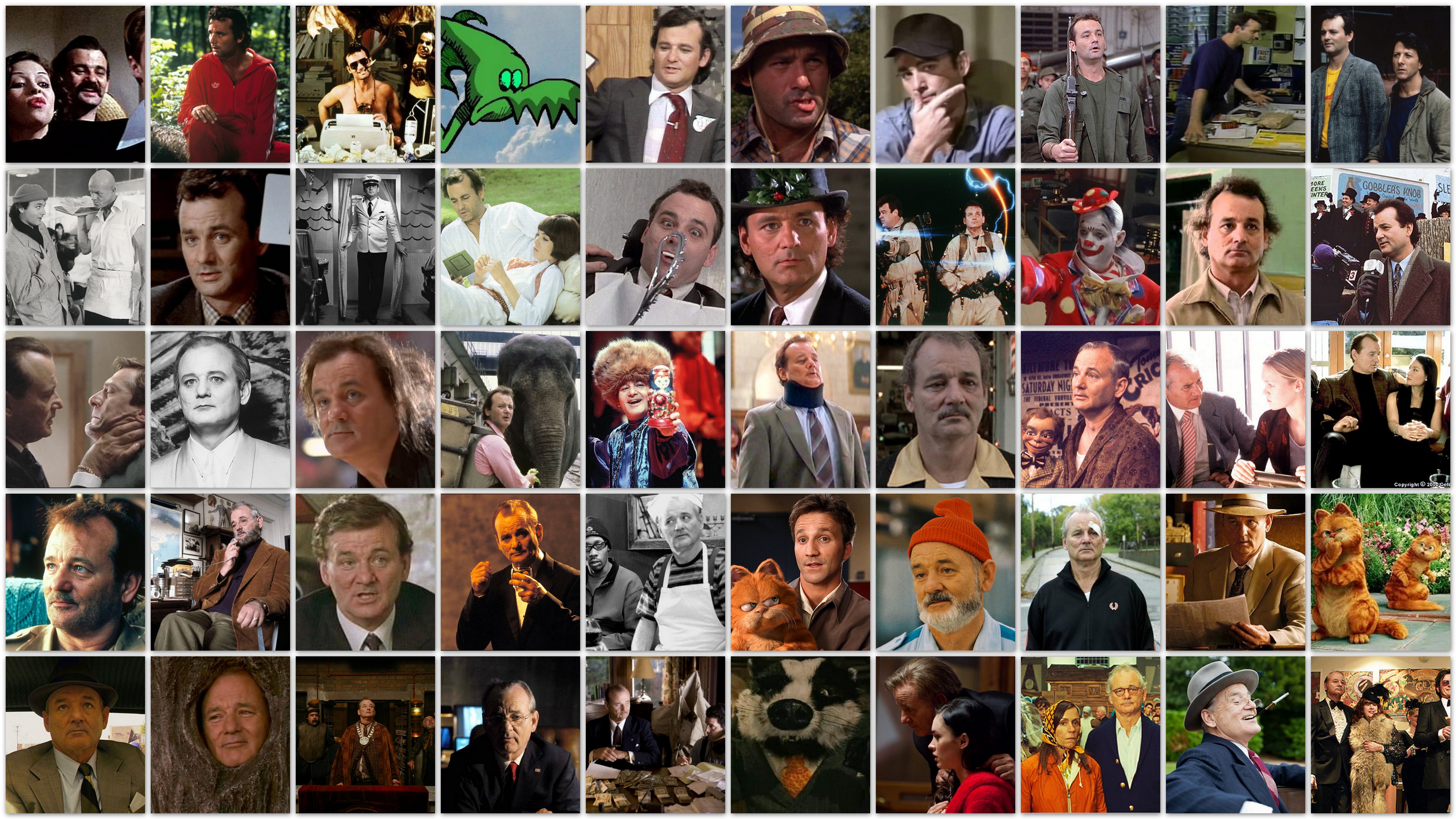 Overview roles and movies of actor Bill Murray