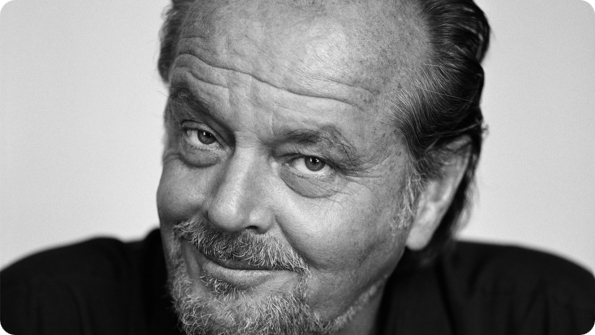 Overview in pictures of the roles and movies of actor Jack Nicholson
