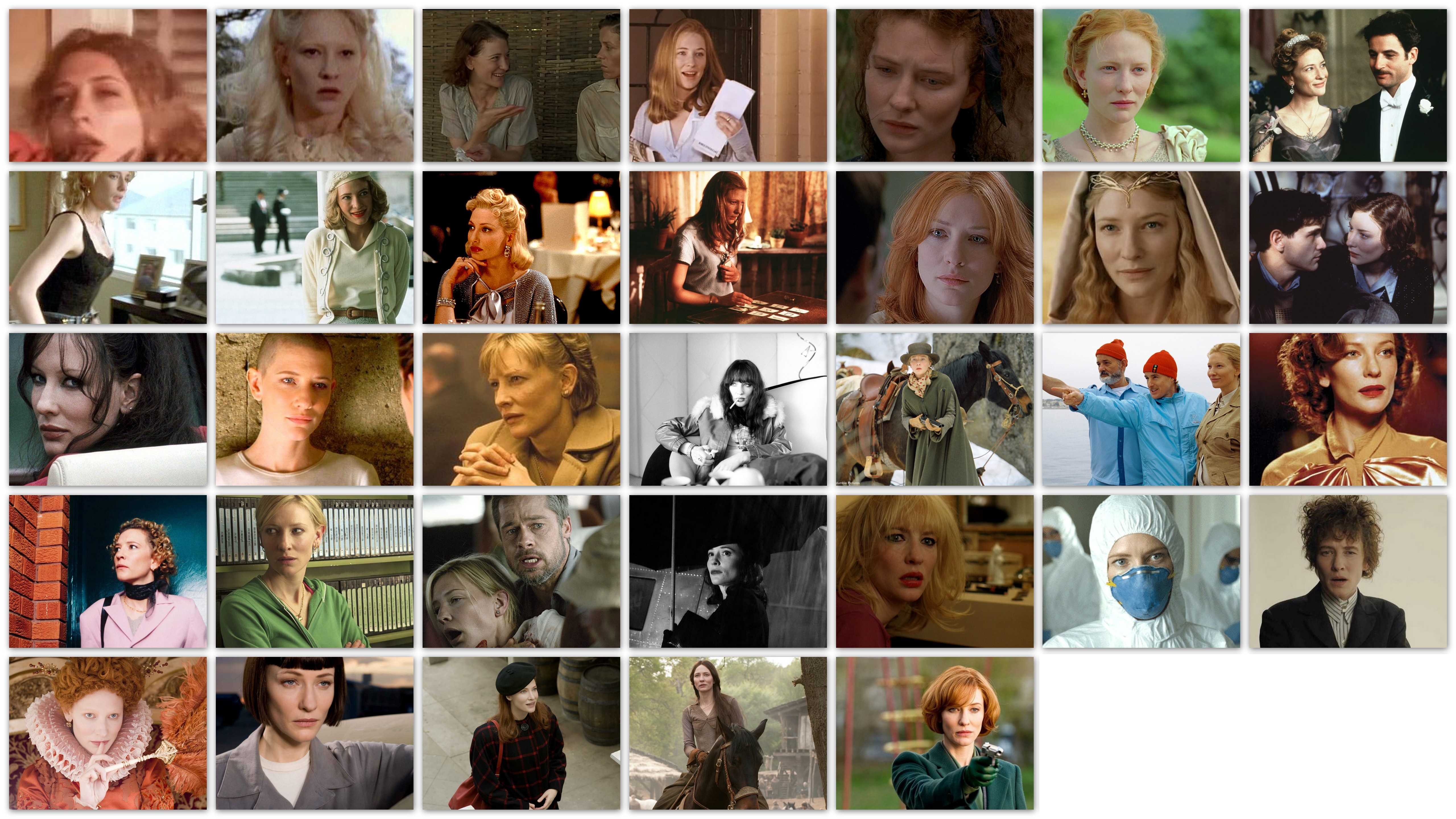 Overview roles movies Cate Blanchett