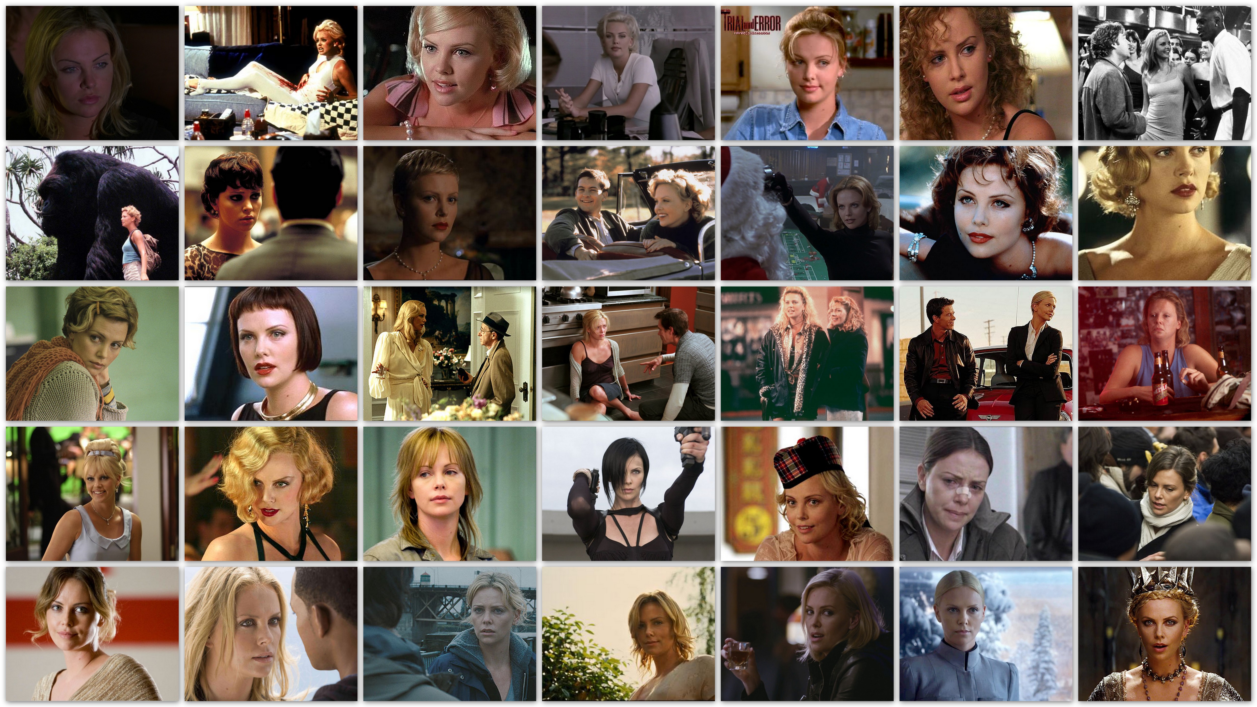 overview roles Charlize Theron movies