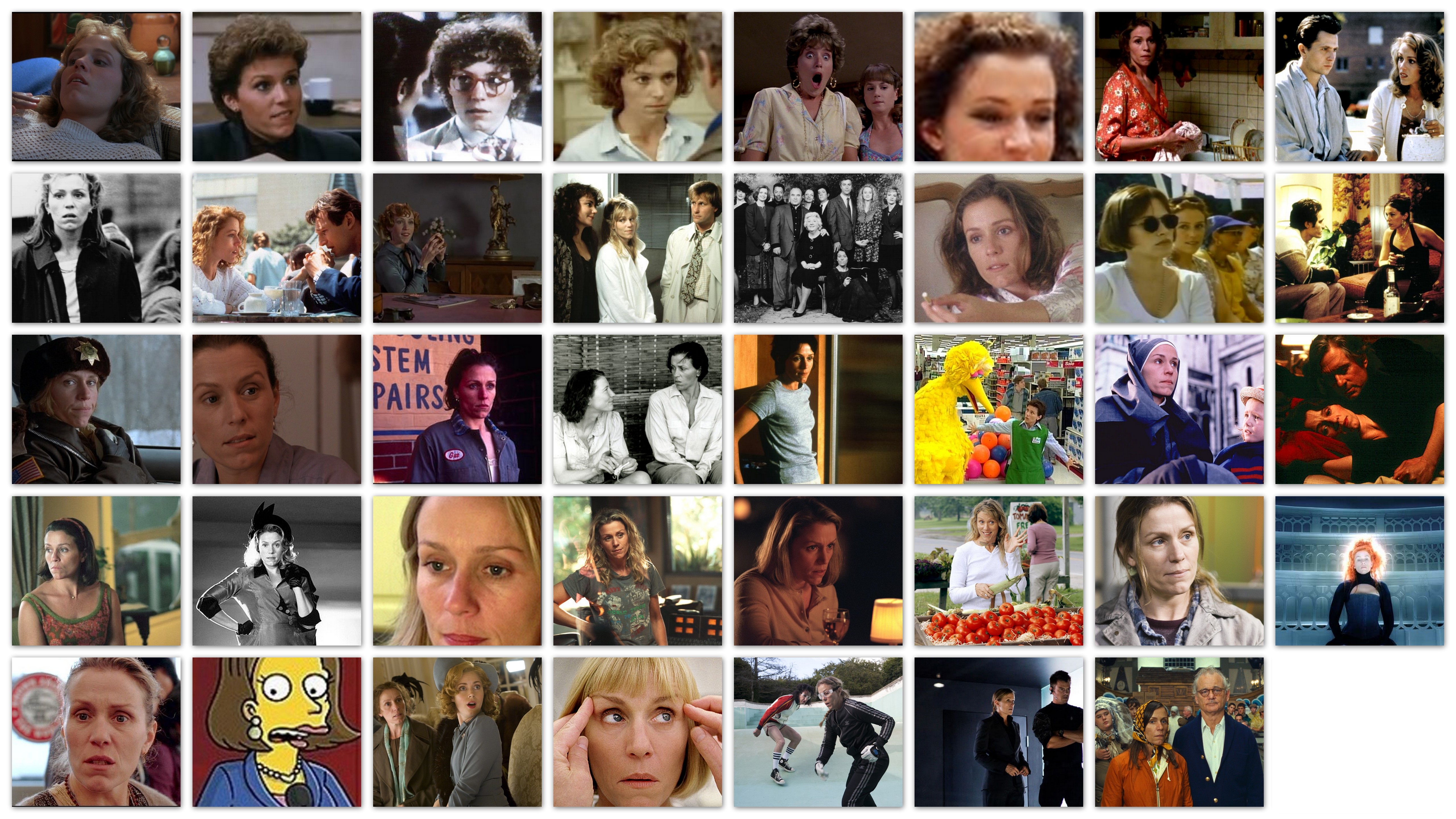 overview roles Frances McDormand movies